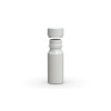 60ML Aviator CR Shot Bottle with Friction Fit Closure & Tamper break-off band (Opaque White Bottle with Opaque White Closure) - 500/case alternate view