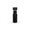 60ML Aviator CR Shot Bottle with Friction Fit Closure & Tamper break-off band (Opaque Black Bottle with Opaque Black Closure) - 500/case alternate view