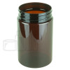 32oz Amber PET Plastic Round Jar with 89-400 Neck Finish(2160/pallet)