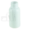 1oz WHITE Boston Round PET Plastic Bottle 20-410(1296/case)
