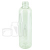 8oz Clear Bullet Round PET Plastic Bottle with 24-410 Neck Finish (426/cs)