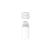 30ml PET Stubby Spiral Container TE/CRC White with Opaque White Cap - 1000/case alternate view