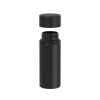 120ml PET Spiral Container TE/CRC Opaque Black with Opaque Black Cap - 400/case alternate view