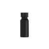 60ML Spiral Shot Bottle w/ Friction Fit Closure & Tamper Break-Off Band (Opaque Black Bottle w/ Opaque Black Closure) - 500/case alternate view