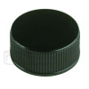 Black Ribbed PP Cap 24-400 Unlined (7500/cs)