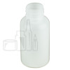 2oz Natural HDPE Plastic Boston Round Bottle 24-410 Neck Finish (795/cs)