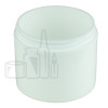 4oz White PP Plastic Double Wall Straight Base Jar 70-400 Neck Finish (315/case)