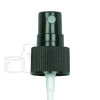 20-410 Black Ribbed Skirt PP Plastic Fine Mist Sprayer - 76mm Dip Tube (2000/case)