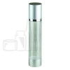 120ml SAN airless bottle, clear body, silver pump/cap - 80/case alternate view