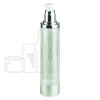 120ml SAN airless bottle, clear body, silver pump/cap - 80/case alternate view
