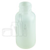 2oz Natural HDPE Plastic Boston Round Bottle 24-410 Neck Finish (1000/cs)