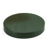 110-400 Black Smooth Skirt PP Plastic Continuous Thread Lined Closure - FS5-10 Universal Heat Liner - 216/case