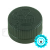 20-400 Black PP Plastic Child Resistant Lined Closure - Universal HIS Liner (4,600/case)