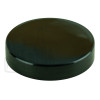 58-400 Black Smooth Skirt PP Plastic Continuous Thread Lined Closure - PS Liner (540/case)