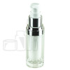 Stock 15ml double wall acrylic bottle with white inner bottle alternate view