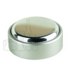 Stock 15ml aluminum jar, silver color, glass inner jar alternate view