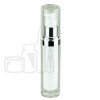 Stock 30ml double wall acrylic bottle with white inner bottle alternate view