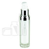 Stock 30ml double wall acrylic bottle with white inner bottle alternate view
