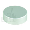 Stock matte silver cap for 15ml glass jar