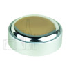 Stock 30ml aluminum jar, silver color, glass inner jar alternate view