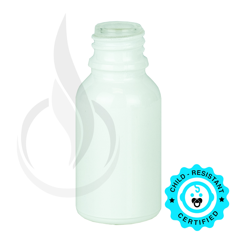 15ml Shiny White Euro Bottle 18-415