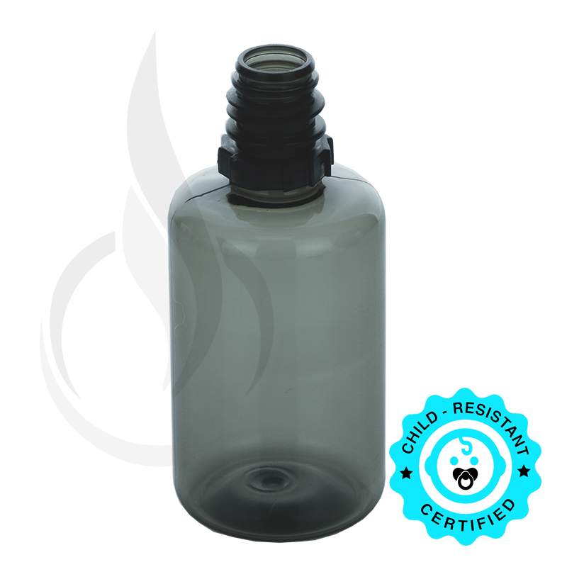 30 ML SMOKE GREY PET Plastic BOTTLE