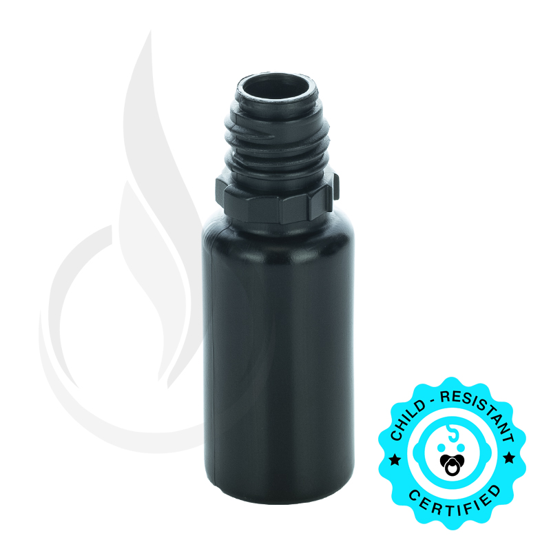 10 ML LDPE Plastic SOLID BLACK PLASTIC BOTTLE(5000/case)