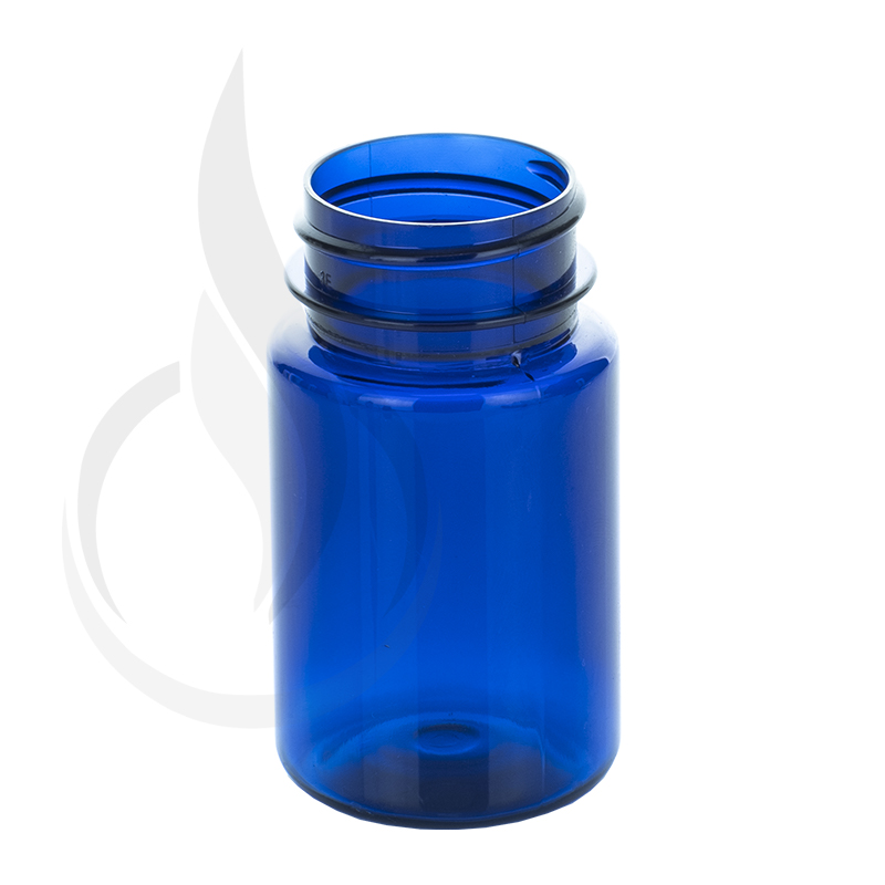 60cc Cobalt Blue PET Packer Bottle 33-400