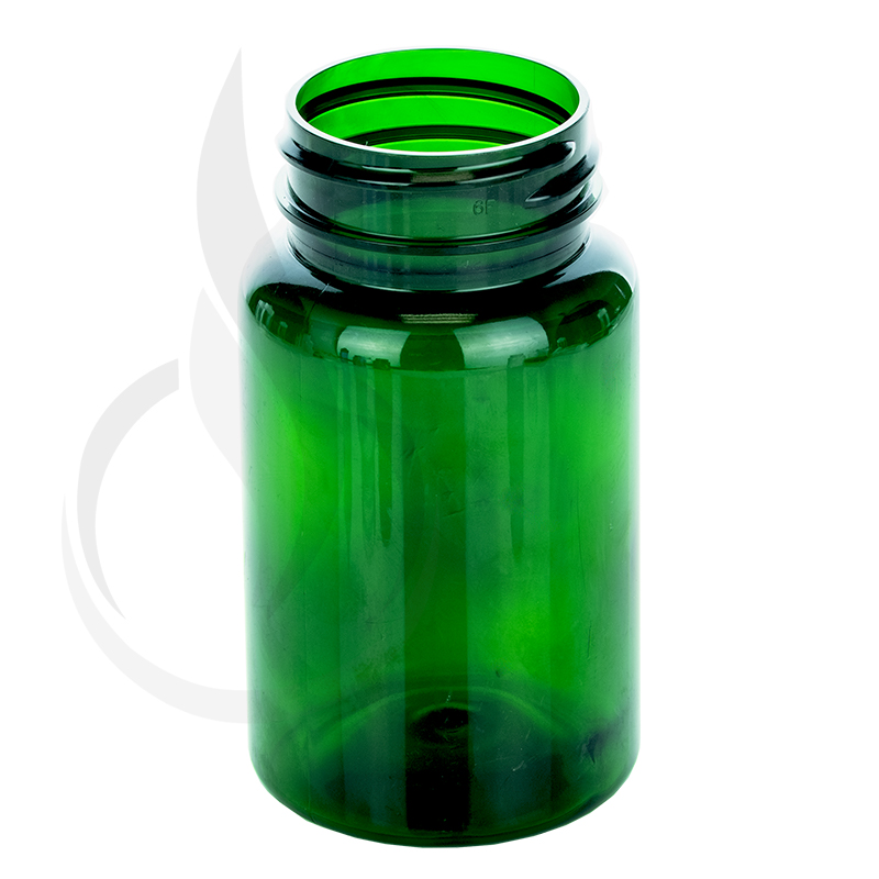 100cc Green PET Packer Bottle 38-400