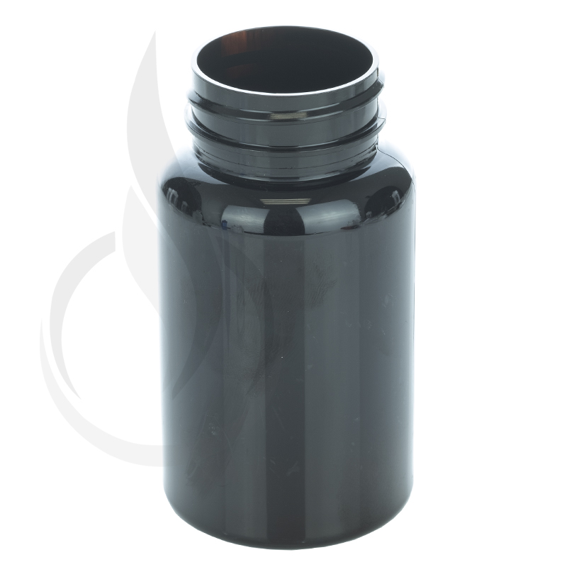 120cc Light Amber PET Packer Bottle 38-400
