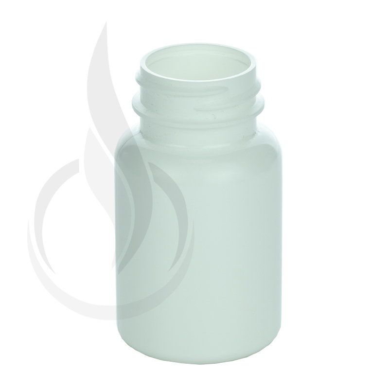 75cc White HDPE Packer Bottle 33-400