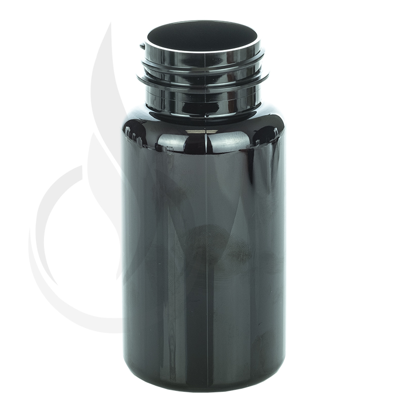 175cc Dark Amber PET Plastic Packer Bottle 38-400