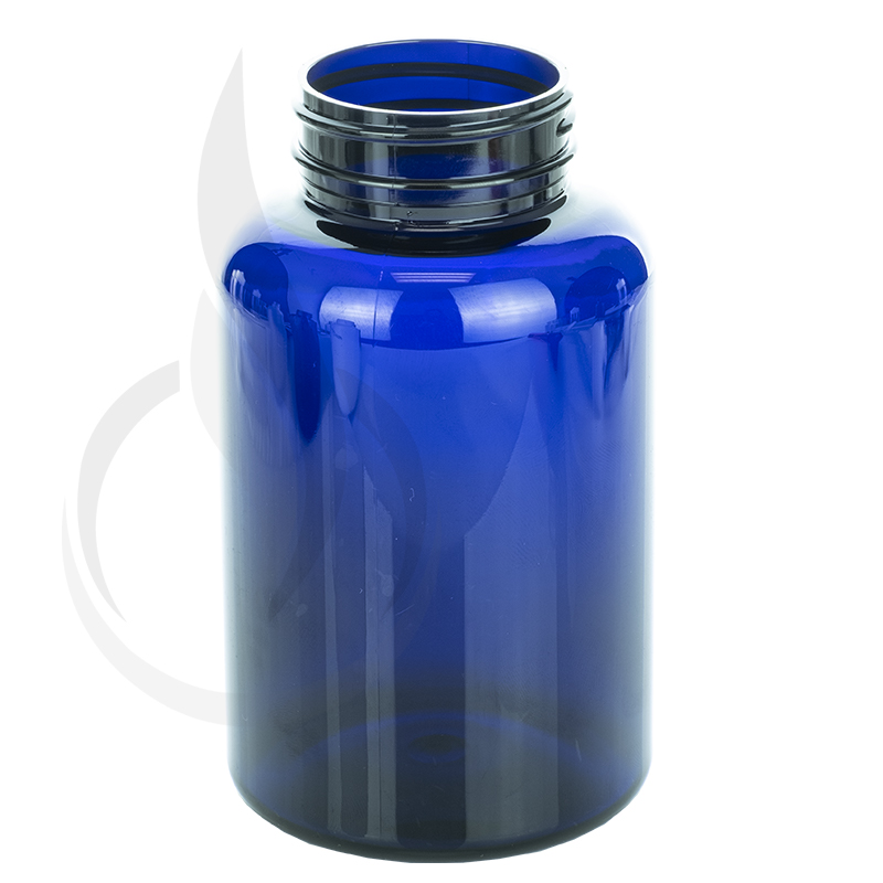 300cc Blue PET Plastic Packer Bottle 45-400