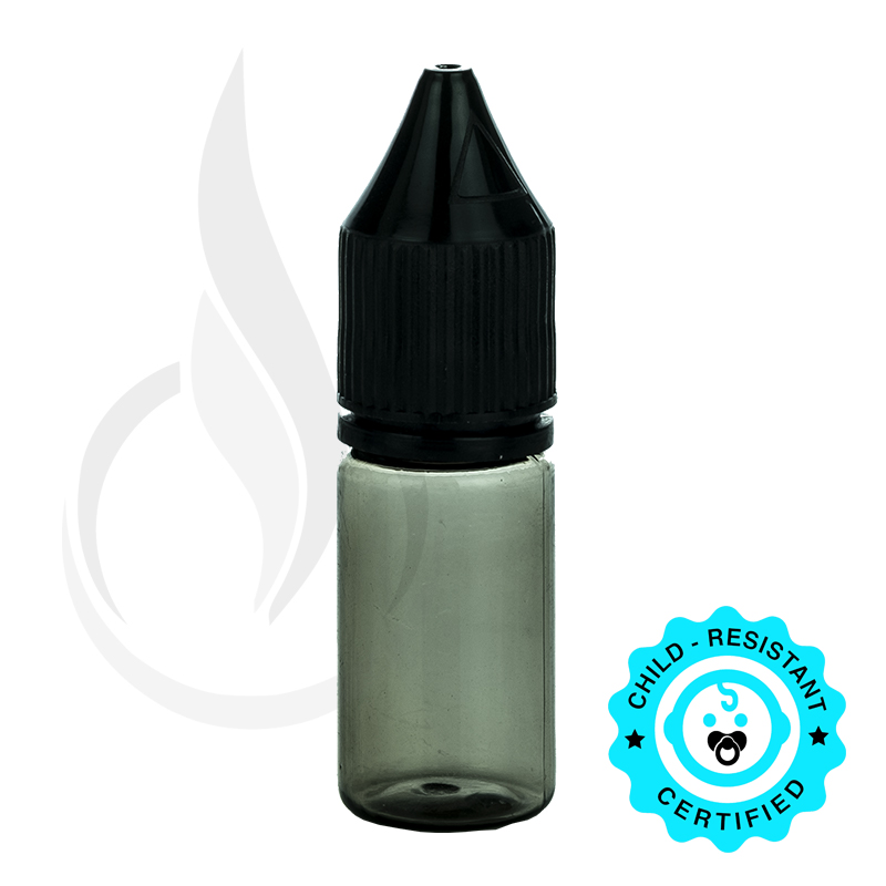 V3 - 10ML PET Plastic BLACK CHUBBY GORILLA W/CRC/TE BLACK CAP