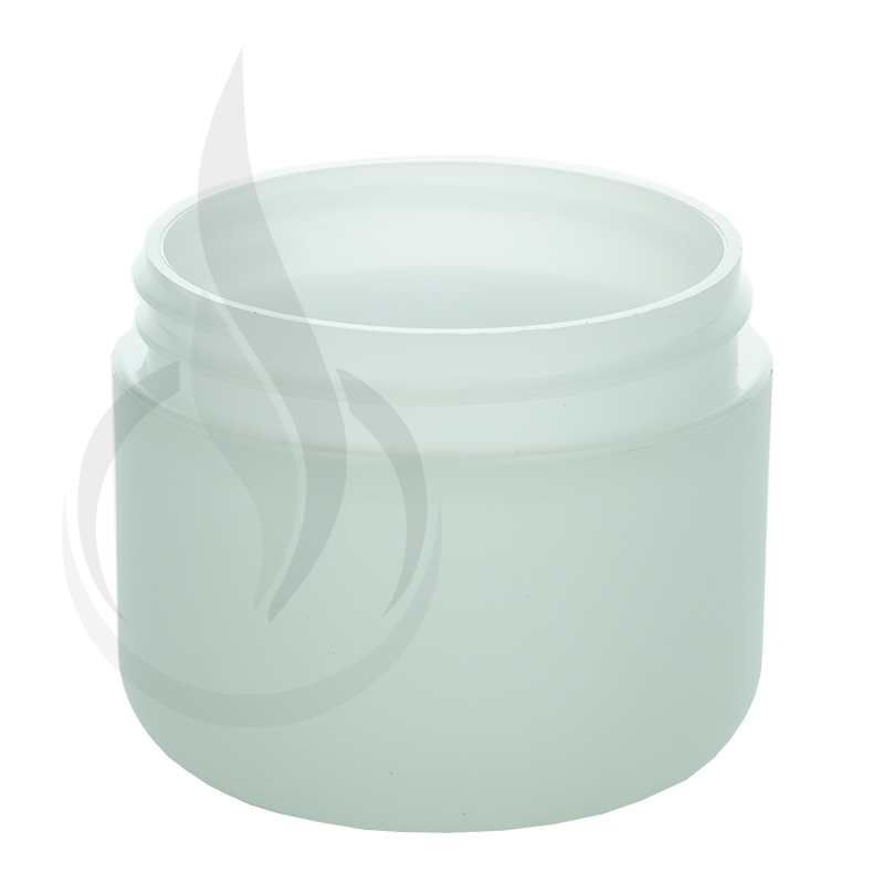 2oz Round Base Frosted PP/PS Double Wall Jar - 58-400