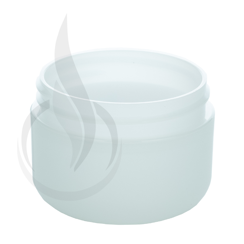 1oz Round Base Frosted PP/PS Double Wall Jar - 53-400