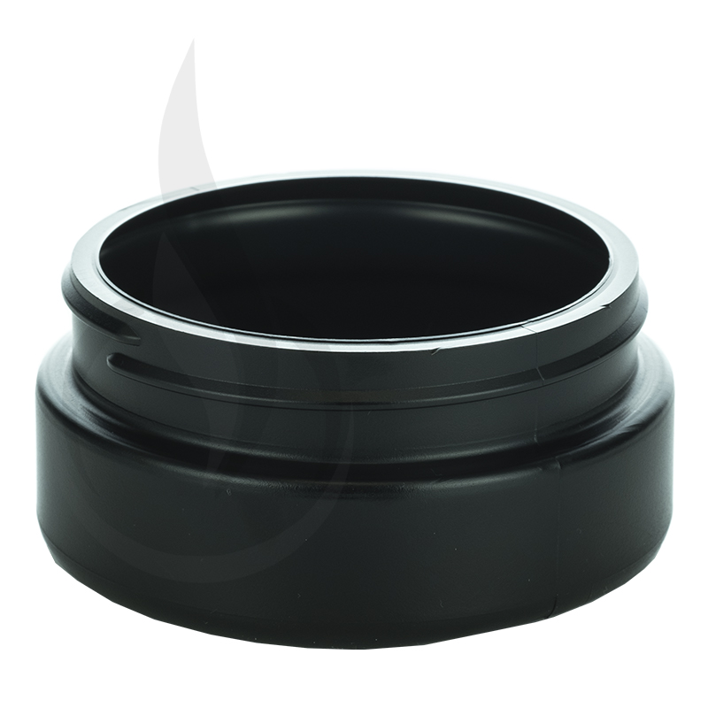 8oz Black Plastic Jar (LID SOLD SEPARATELY)