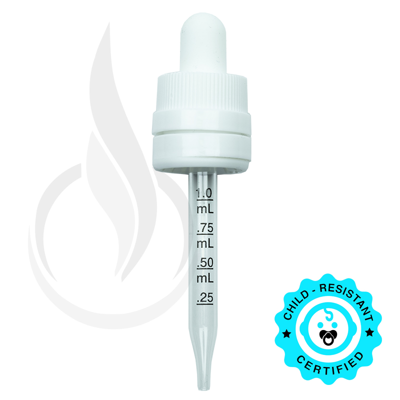 CRC/TE Super Dropper - White with Measurement Markings on Pipette - 77mm 18-415