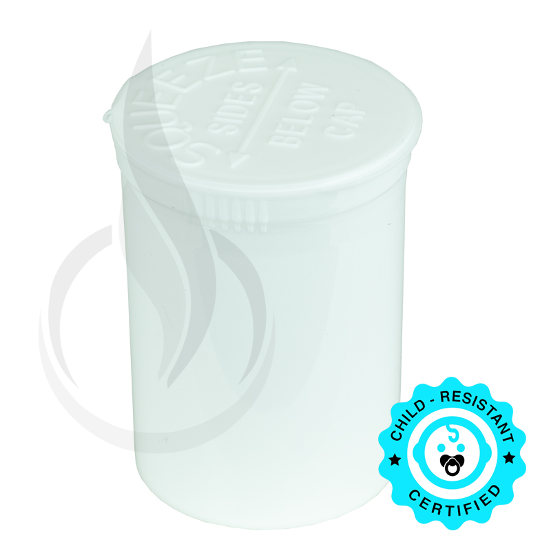 PHILIPS RX® Pop Top Bottle - White - 30 Dram