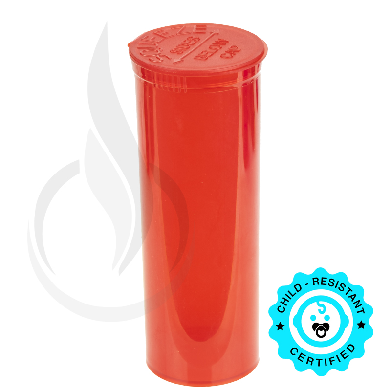 PHILIPS RX® Pop Top Bottle - Red - 60 Dram