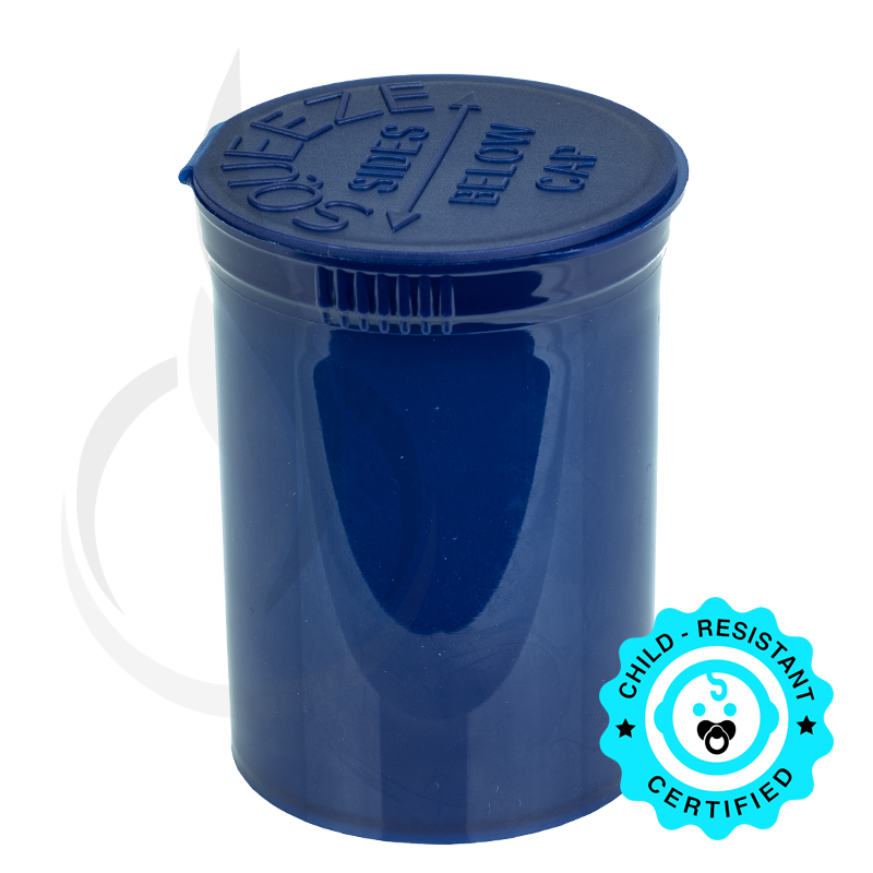 PHILIPS RX® Pop Top Bottle - Blue - 30 Dram