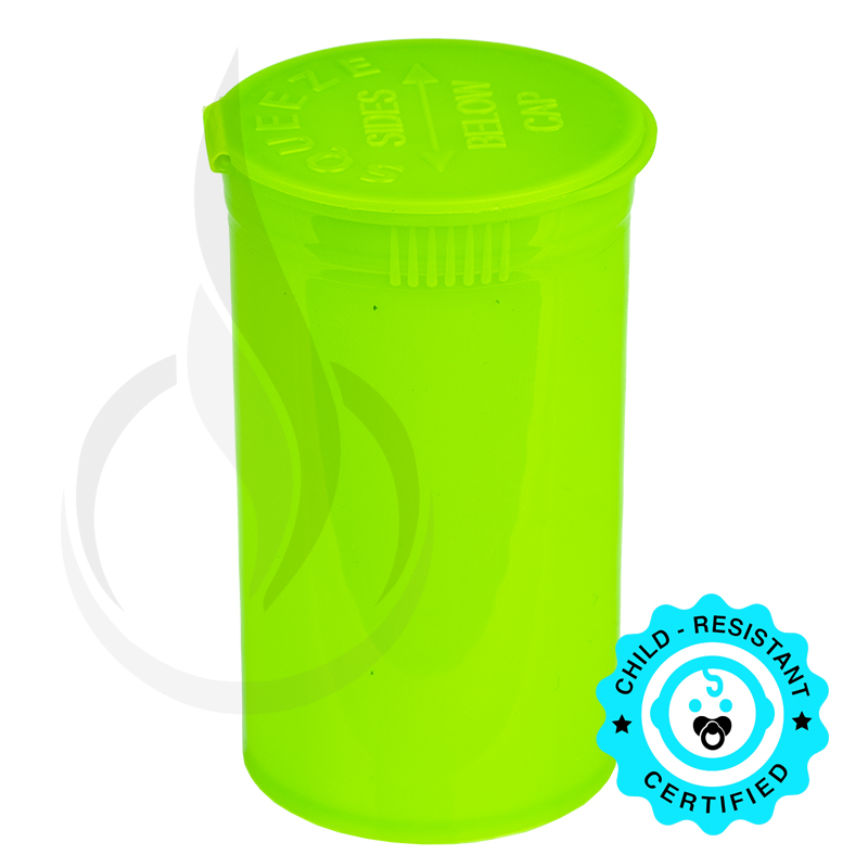 PHILIPS RX® Pop Top Bottle - Lime - 19 Dram