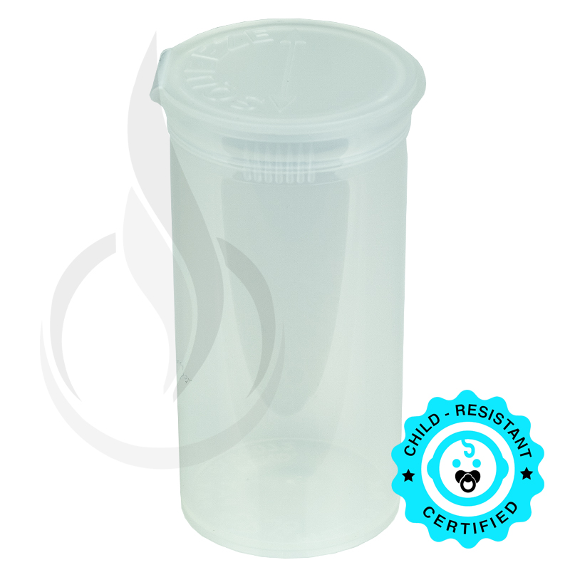 PHILIPS RX® Pop Top Bottle - Clear - 13 Dram