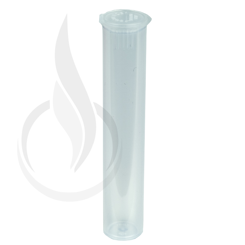 Joint/Doob Tubes with Pop Top with CA Warning Label - 80mm - LDPE Plastic