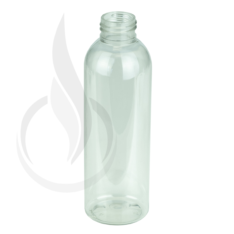 6oz Cosmo Round PET Plastic Bottle 24-410