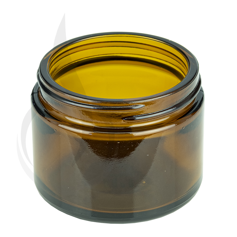 2oz Amber Glass SS Jar 53-400