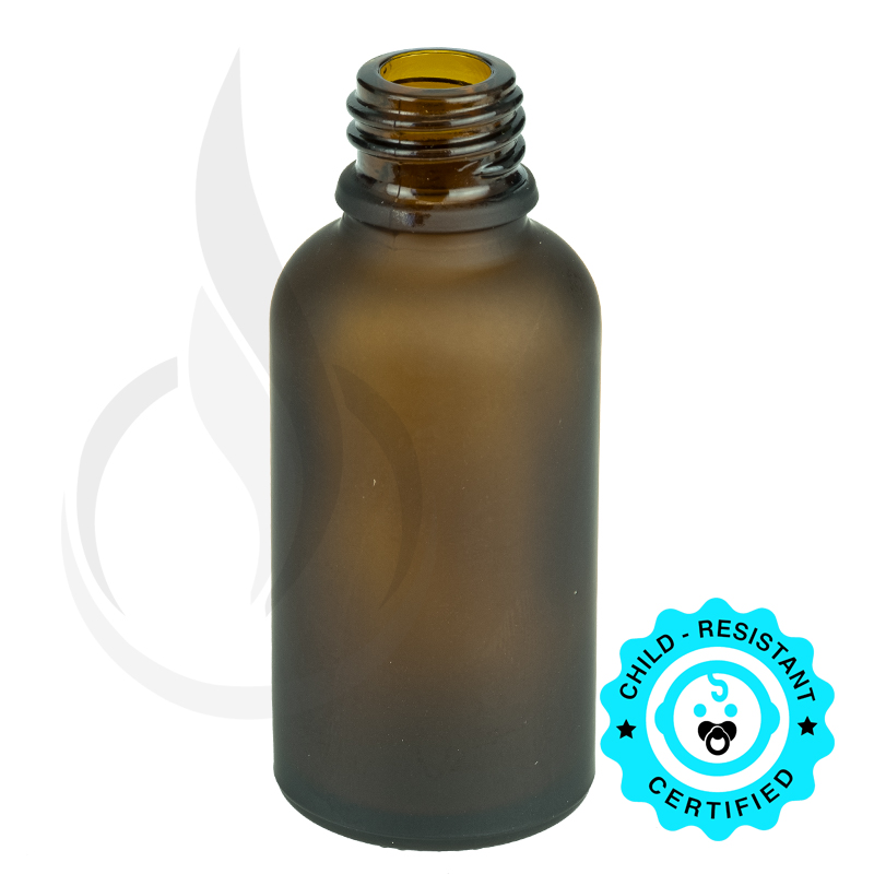 30ml FROSTED AMBER Euro 18-415(330/cs)
