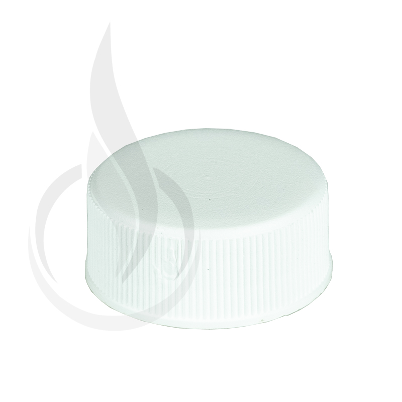 Non CRC WHITE 20-410 Ribbed Skirt Lid with F217 Liner(6800/case)