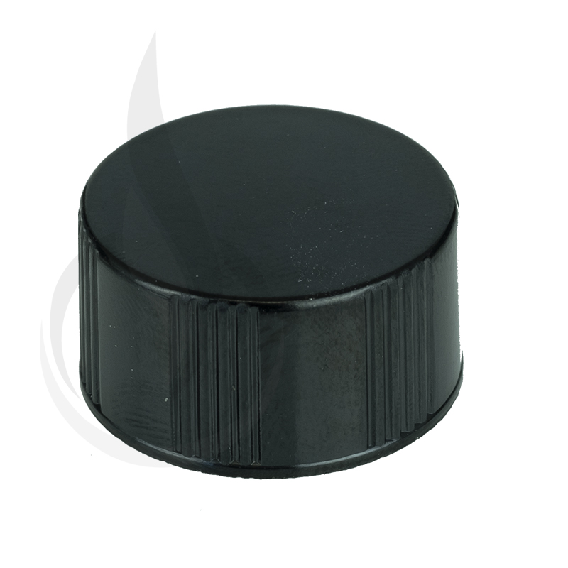 Phenolic Cap - Black - Polycone Liner - 18-400