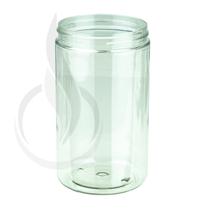 32oz Clear PET Plastic Single Wall Jar 89-400(80/case)